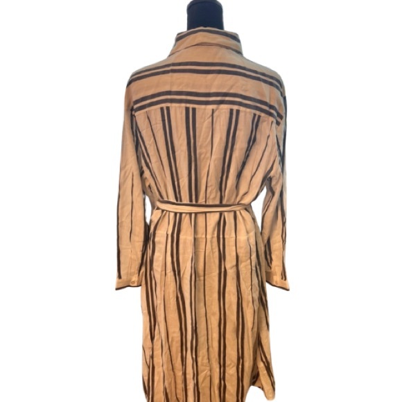 Philosophy Button-front Blue Striped Shirt Dress - Picture 7 of 10